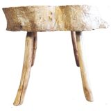 Brutalist/Primitive Chopping Block/Table