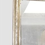 Miroir décoratif en argent doré du XIXe siècle 84x139cm