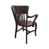 Antique English Mahogany Desk Chair, early 1900s