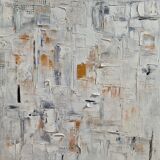 Abstract painting table