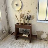 Jardinière années 50 palissandre constructiviste