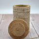 Jar with 100% cork lid