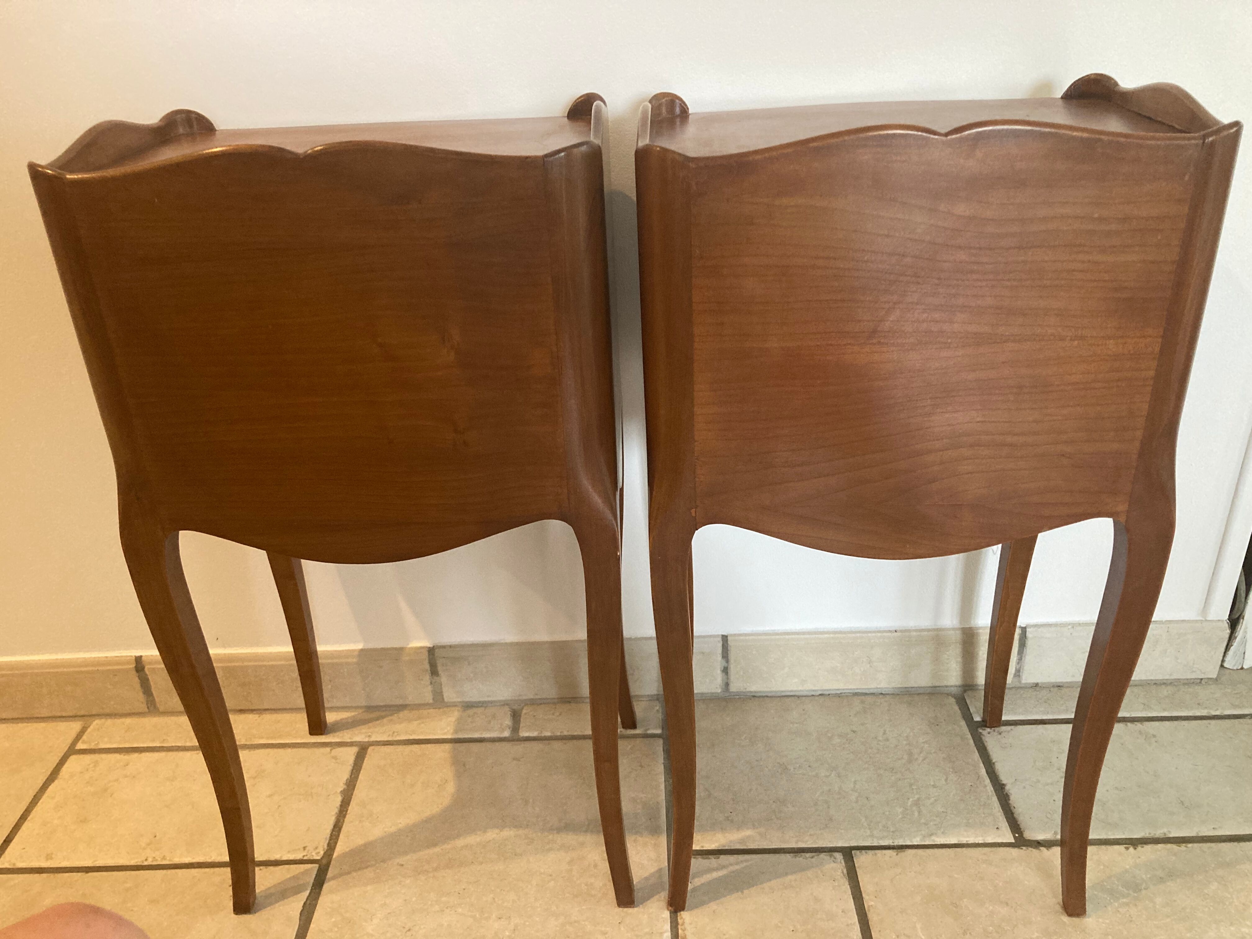 Pair of bedside louis XV