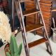 Escabeau bois vintage