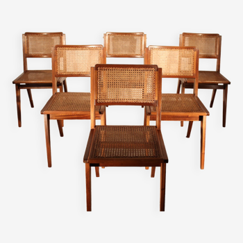 Set of 6 chairs from the 60s