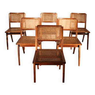 Set of 6 chairs from the 60s