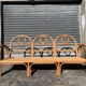 Vintage bamboo rattan sofa