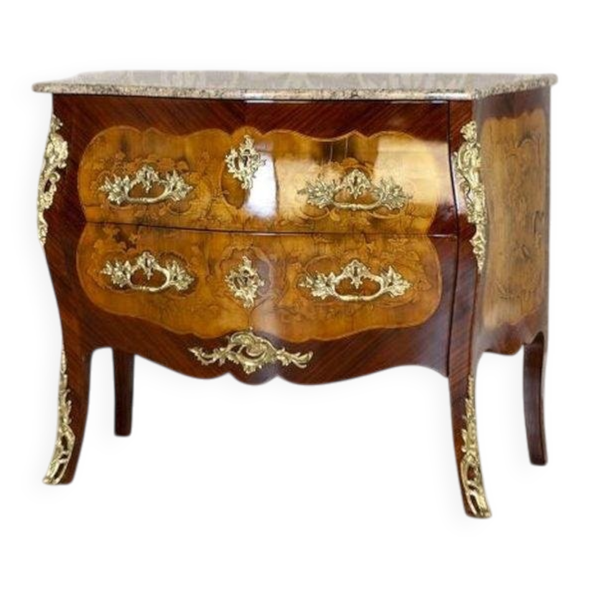 French Style Commode with Granite Top, 1890s