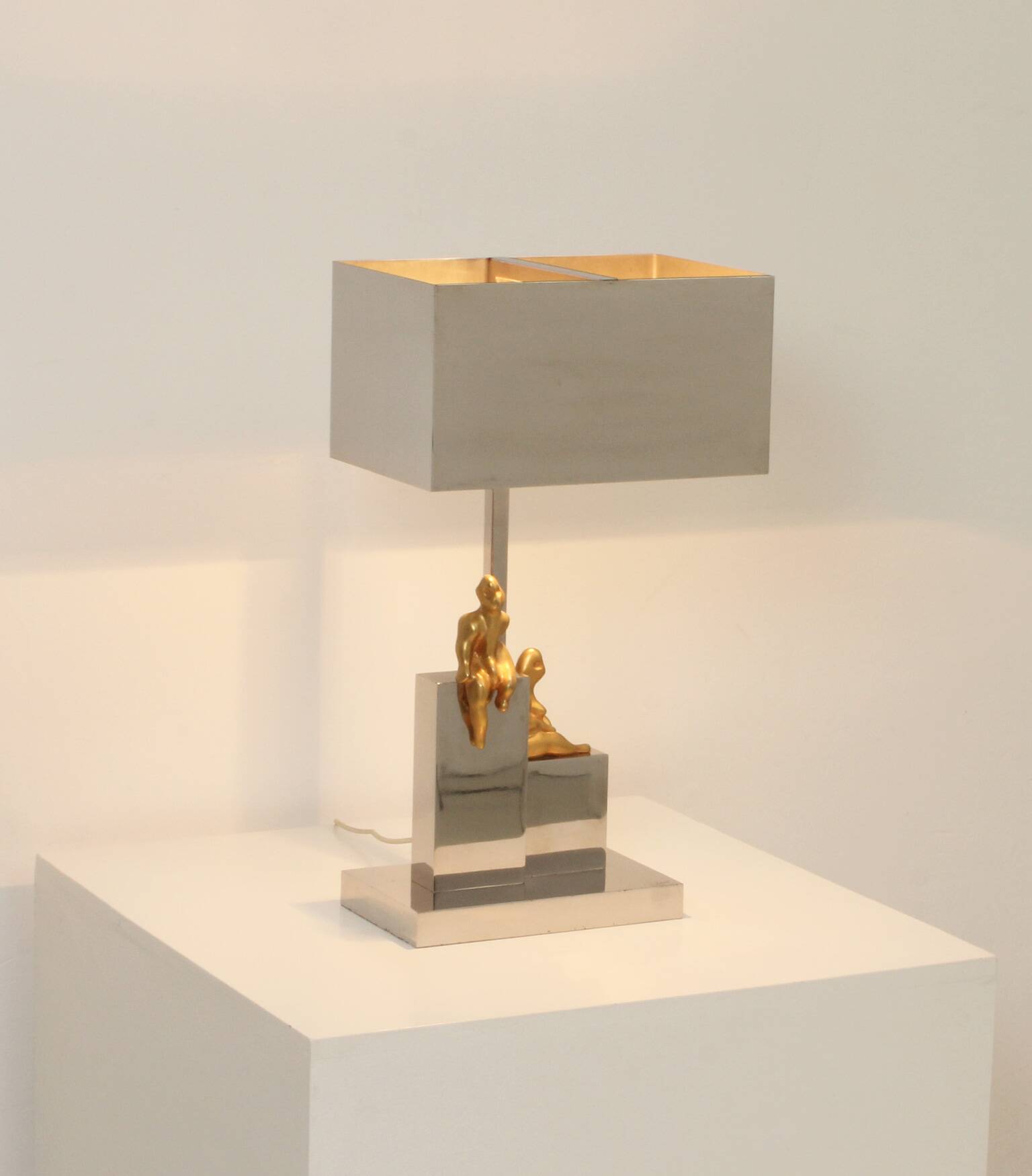 Large table lamp by the Spanish sculptor Aurelio Teno, 1970s.