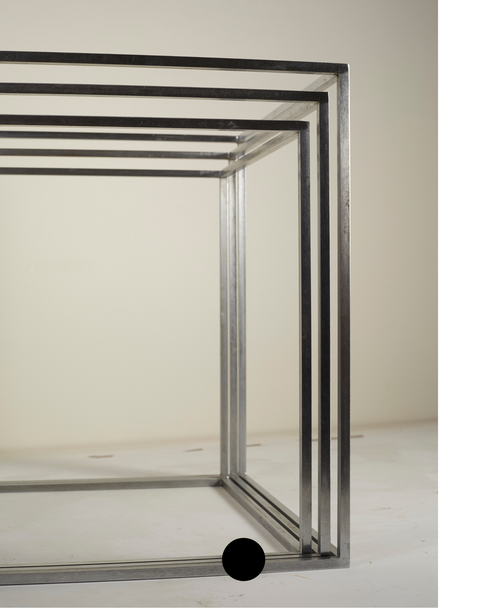 Tables Pk71 Poul Kjærholm pour E Kold Christensen, original design 1957, Danemark