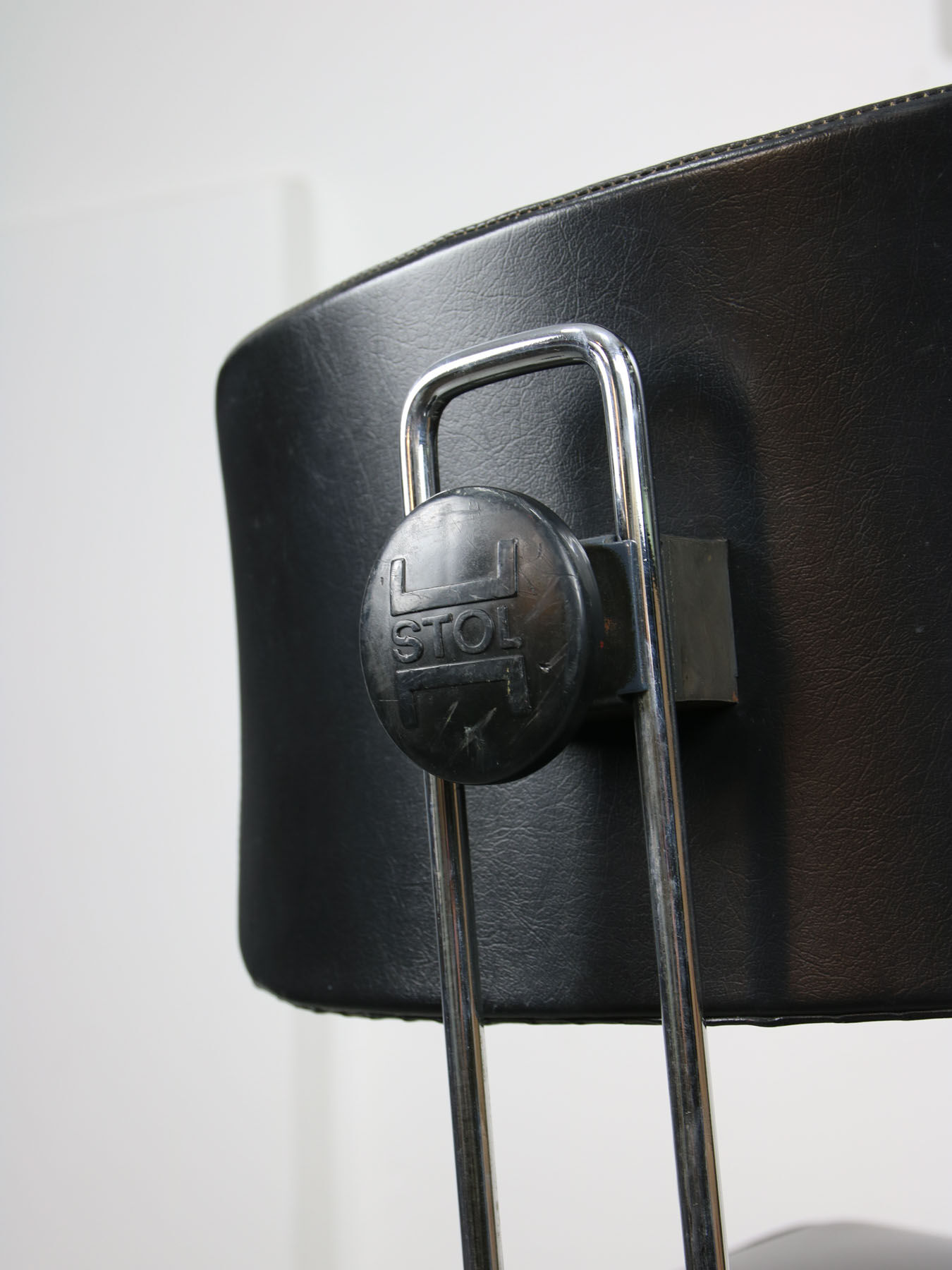 Mid-Century Black Office Swivel Chair from Stol Kamnik