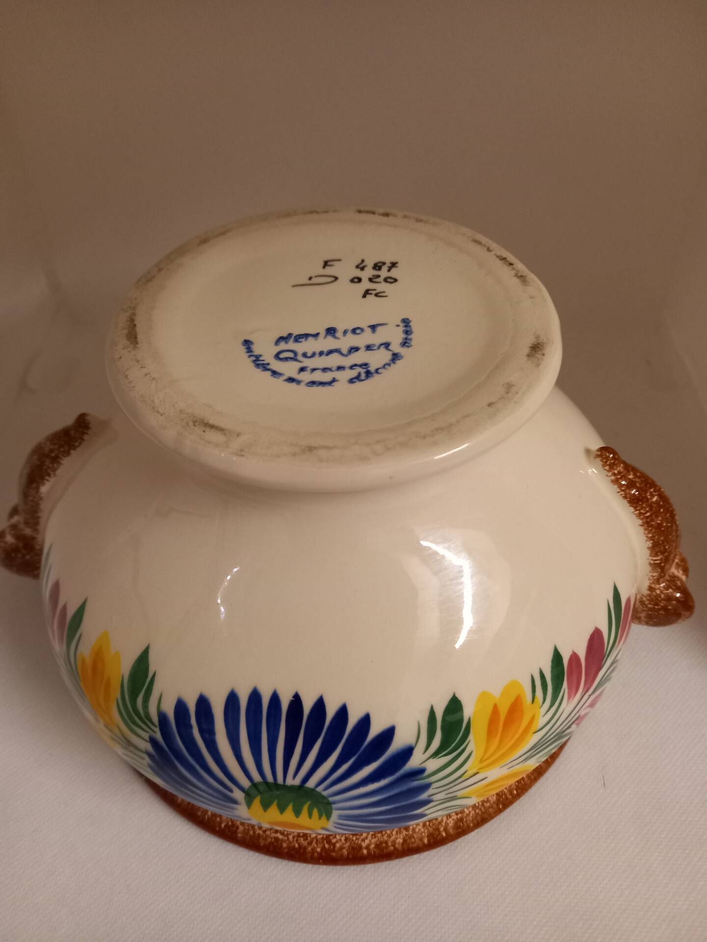 Vintage Breton vegetable dish