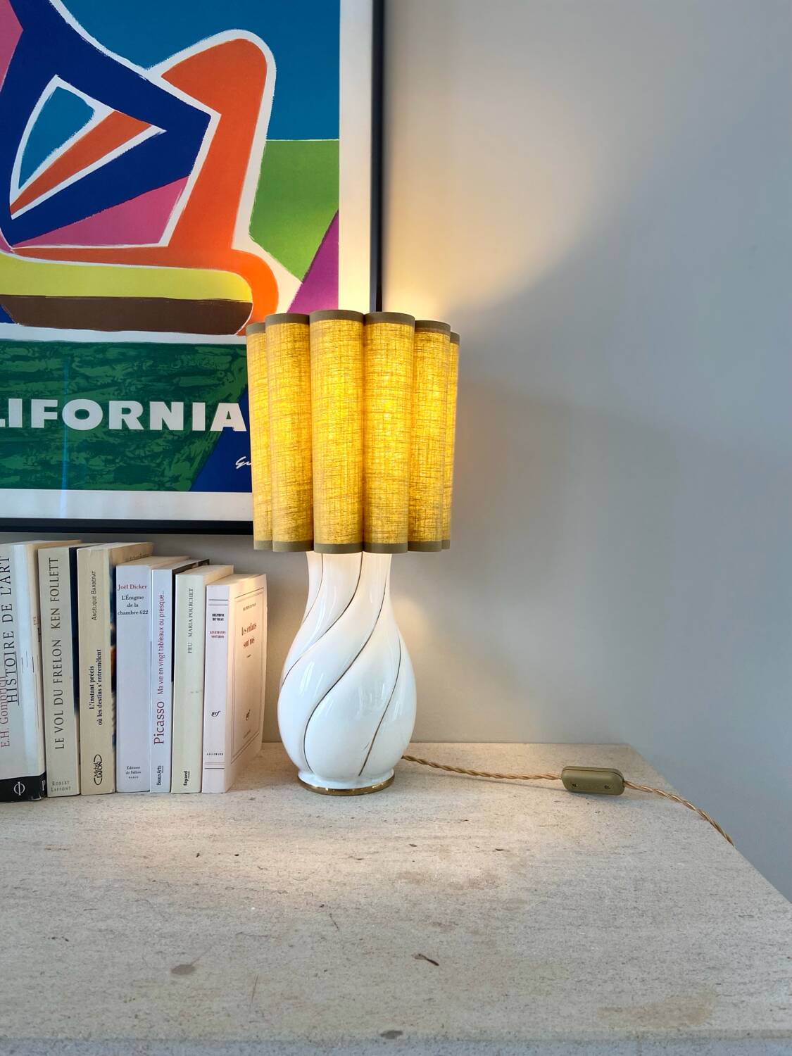 "Chantilly" ceramic lamp - 1970.