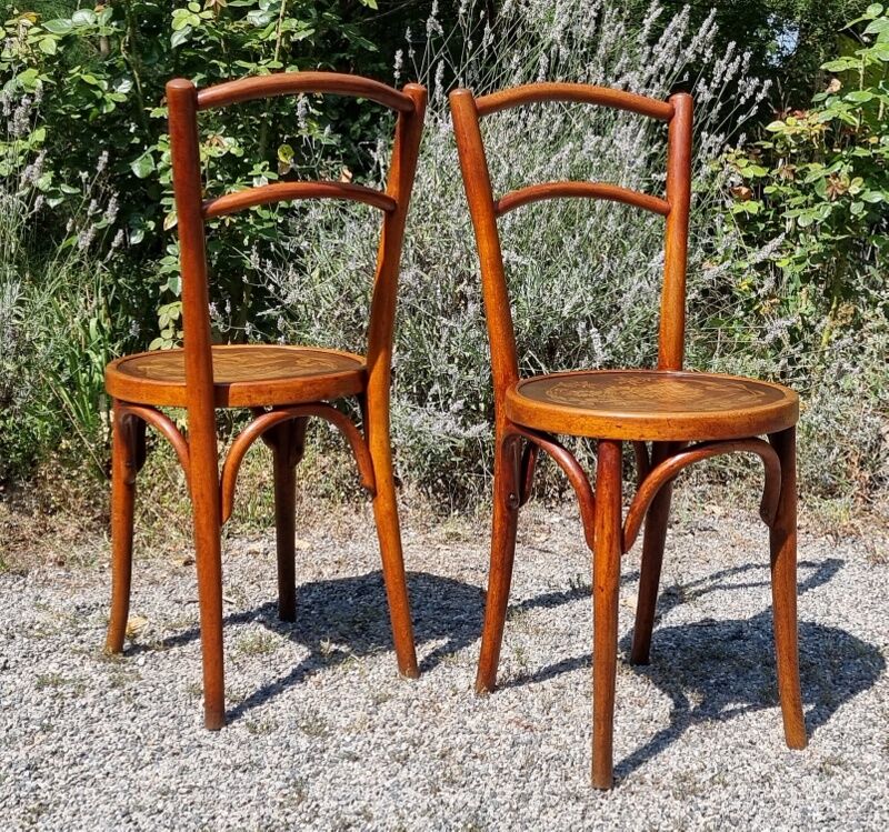 6 Horgen-Glarus bistro chairs 20s