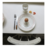 Yellow artisanal shellfish plate