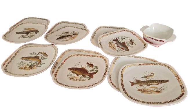 Longchamp fish plates