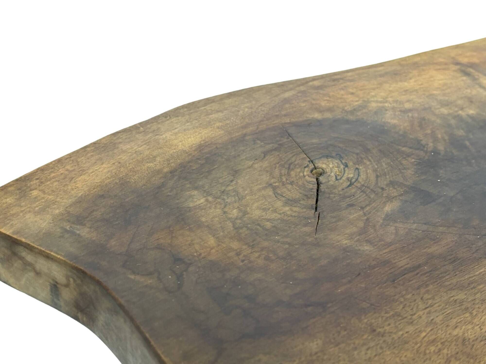 Vintage wooden side table natural design small table