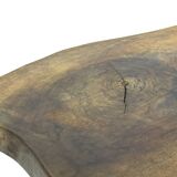 Vintage wooden side table natural design small table