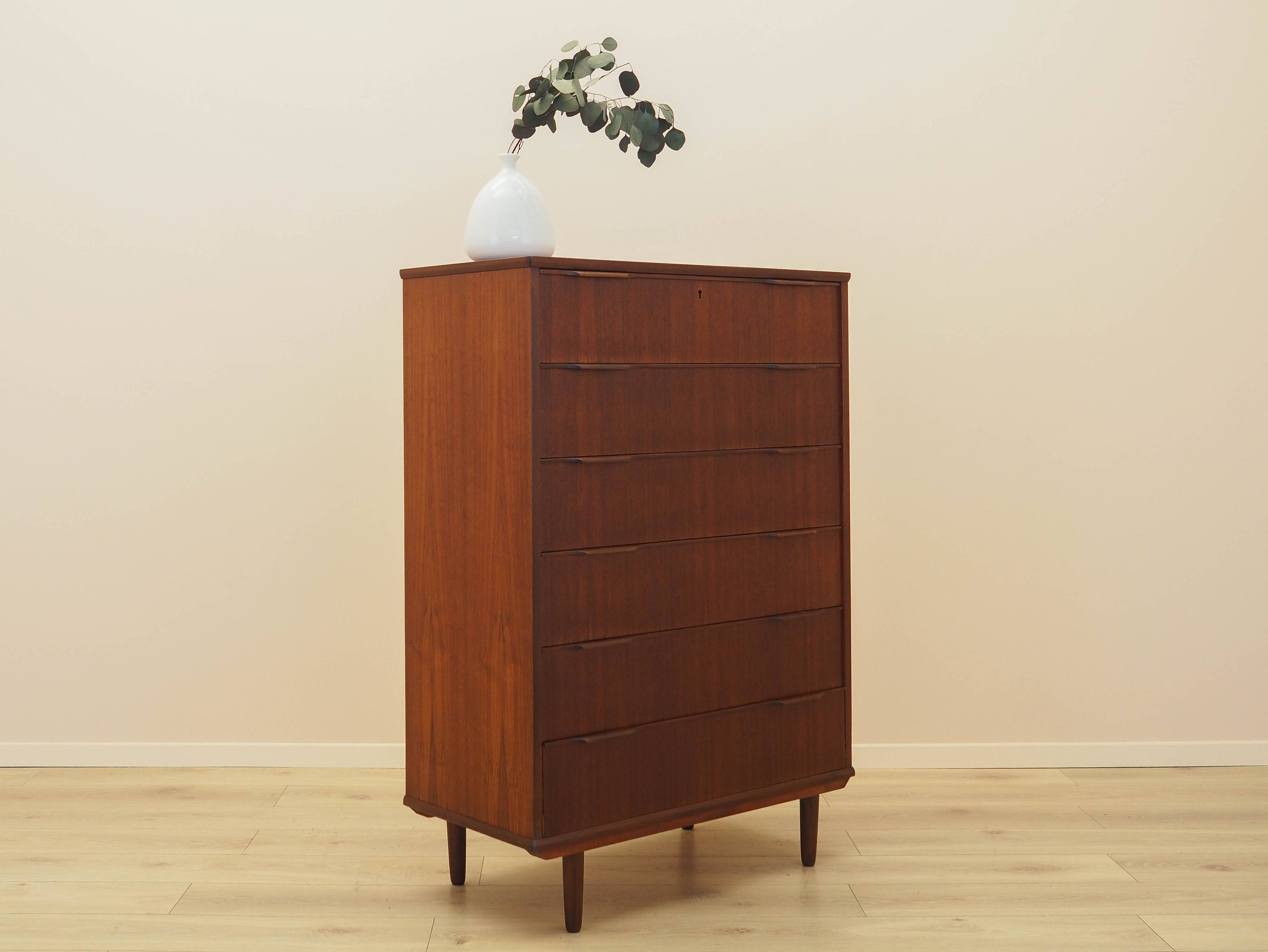 Commode en teck, design danois, années 1970, fabriquée au Danemark