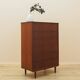 Commode en teck, design danois, années 1970, fabriquée au Danemark