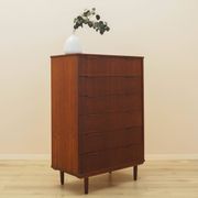 Teak chest of drawers, Danish design, 1970s, made in Denmark