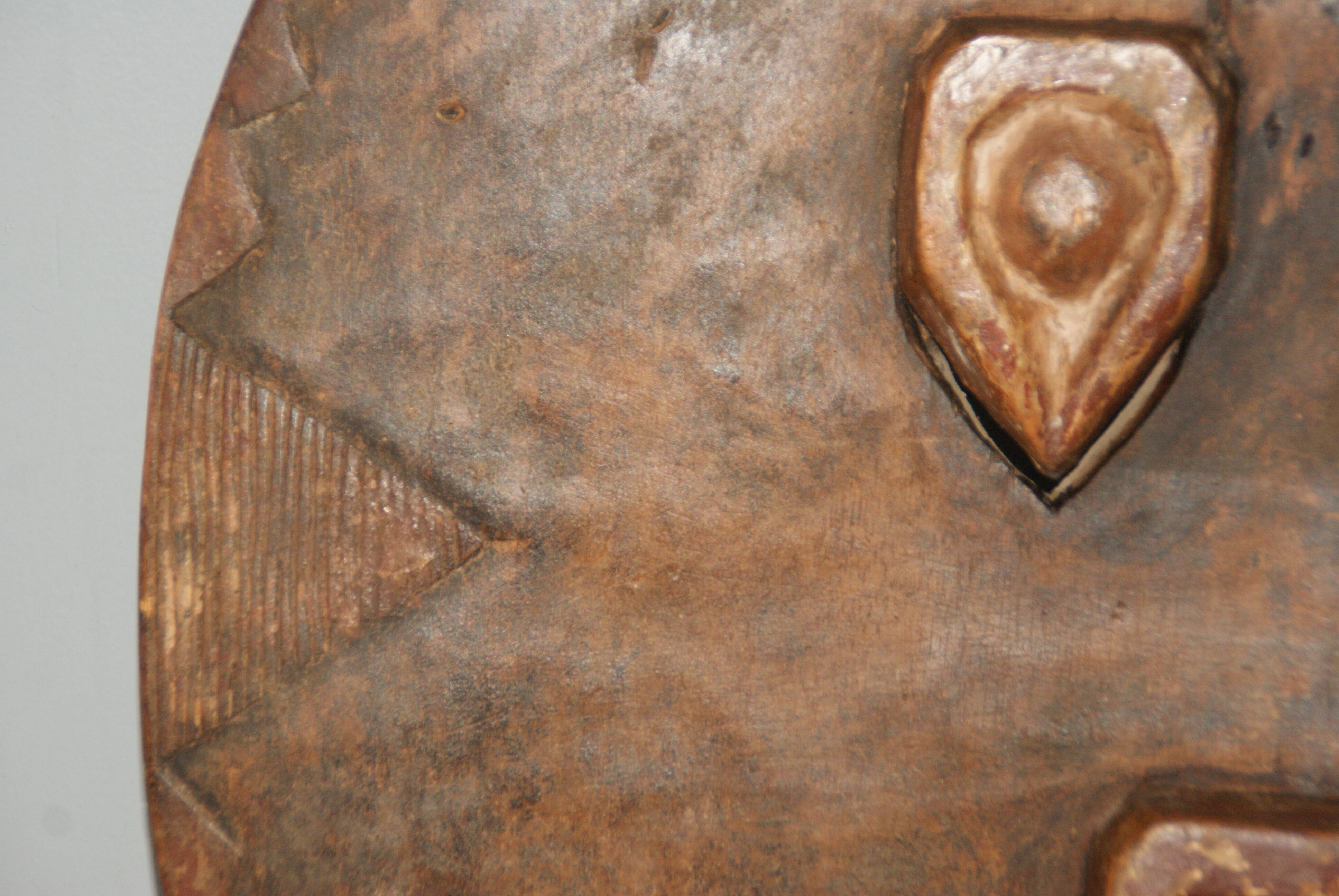 African lunar baoule mask or klé klé (ivory coast)