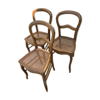 Set of 3 Louis Philippe chairs