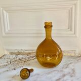Exposed carafe blown bubble glass