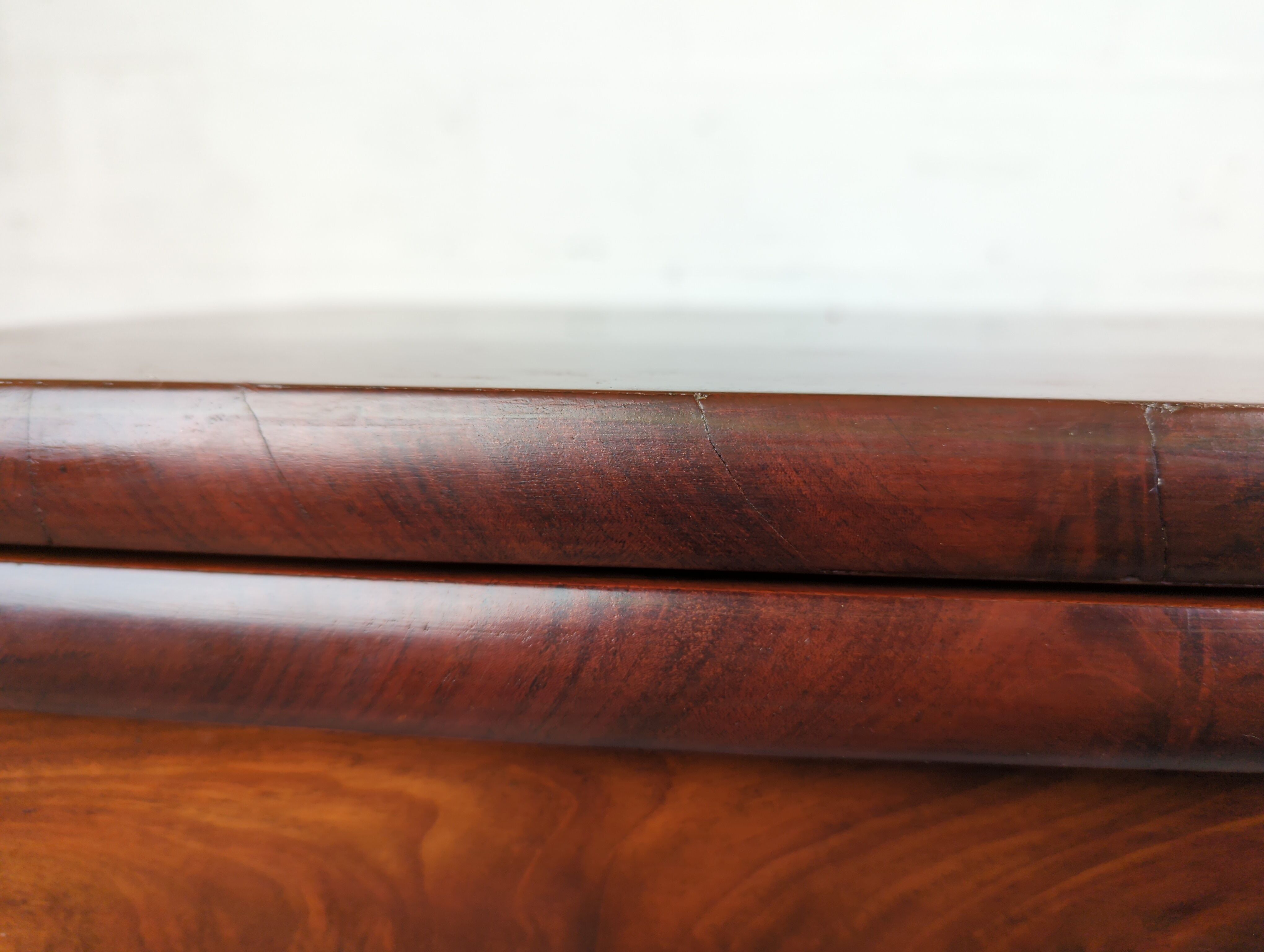 Game table wallet mahogany veneer era empire