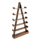 Vintage brutalist pyramid shelving unit bookcase