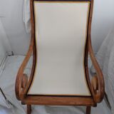 Fauteuil colonial en teck