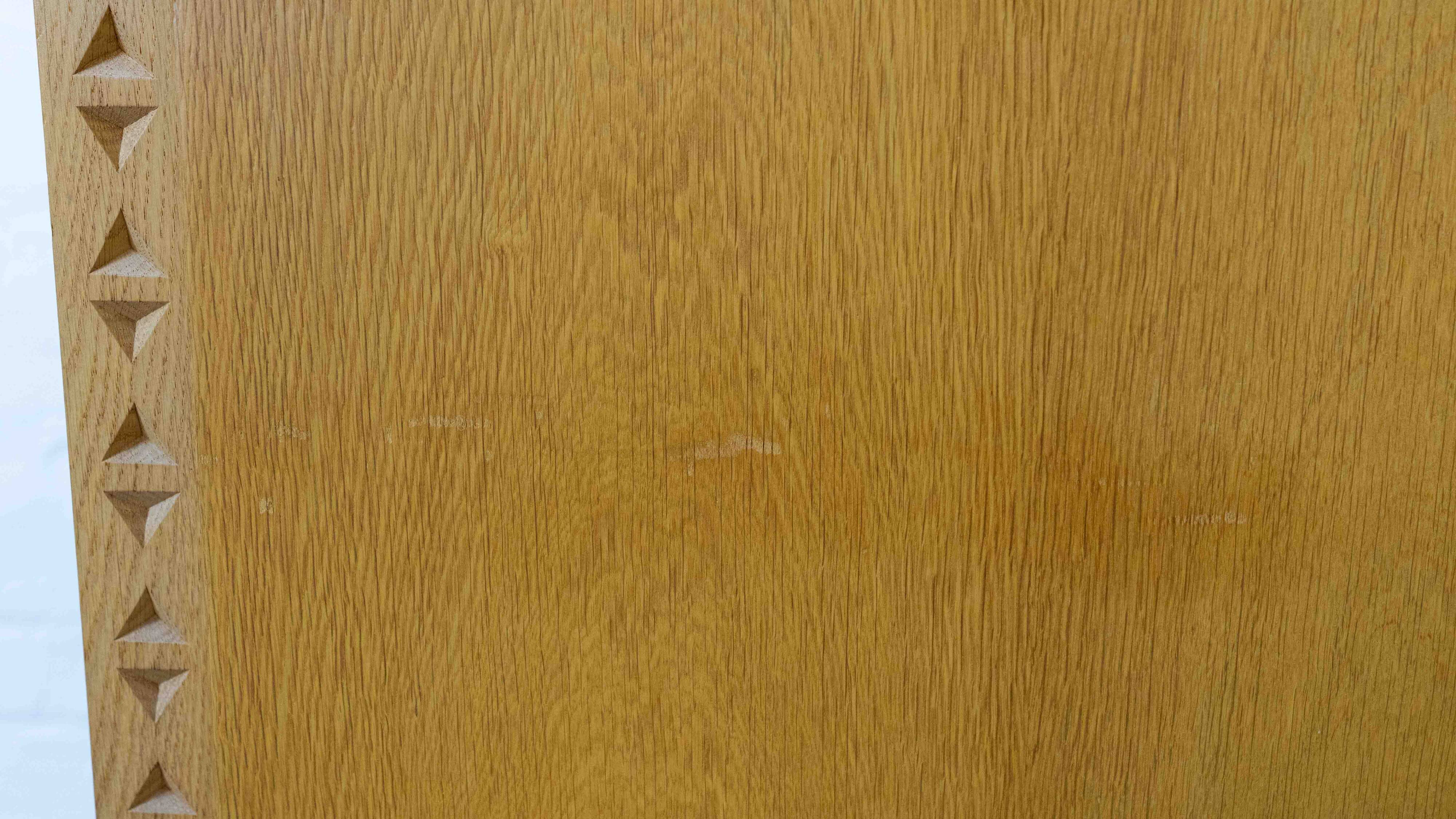 Mid-century brutalist oak sideboard