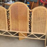 Rattan cane headboard