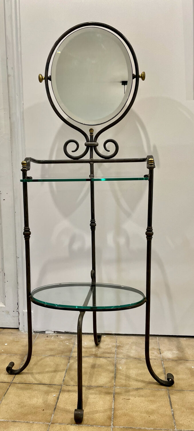 Wrought iron bathroom caddy
