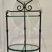 Serviteur de salle de bain en fer forgé