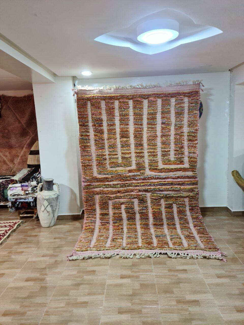 Traditional handmade Beni Ouarin rug size 150 x 250 cm