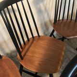 Set of 8 Scandinavian vintage Tapiovaara chairs