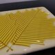 OLD CERAMIC TRIVET DECORATED WITH VERCERAM LEAVES 60'S