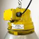 Yellow industrial explosion proof lamp with aluminium shade, 1990s