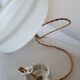 Suspension en opaline blanche