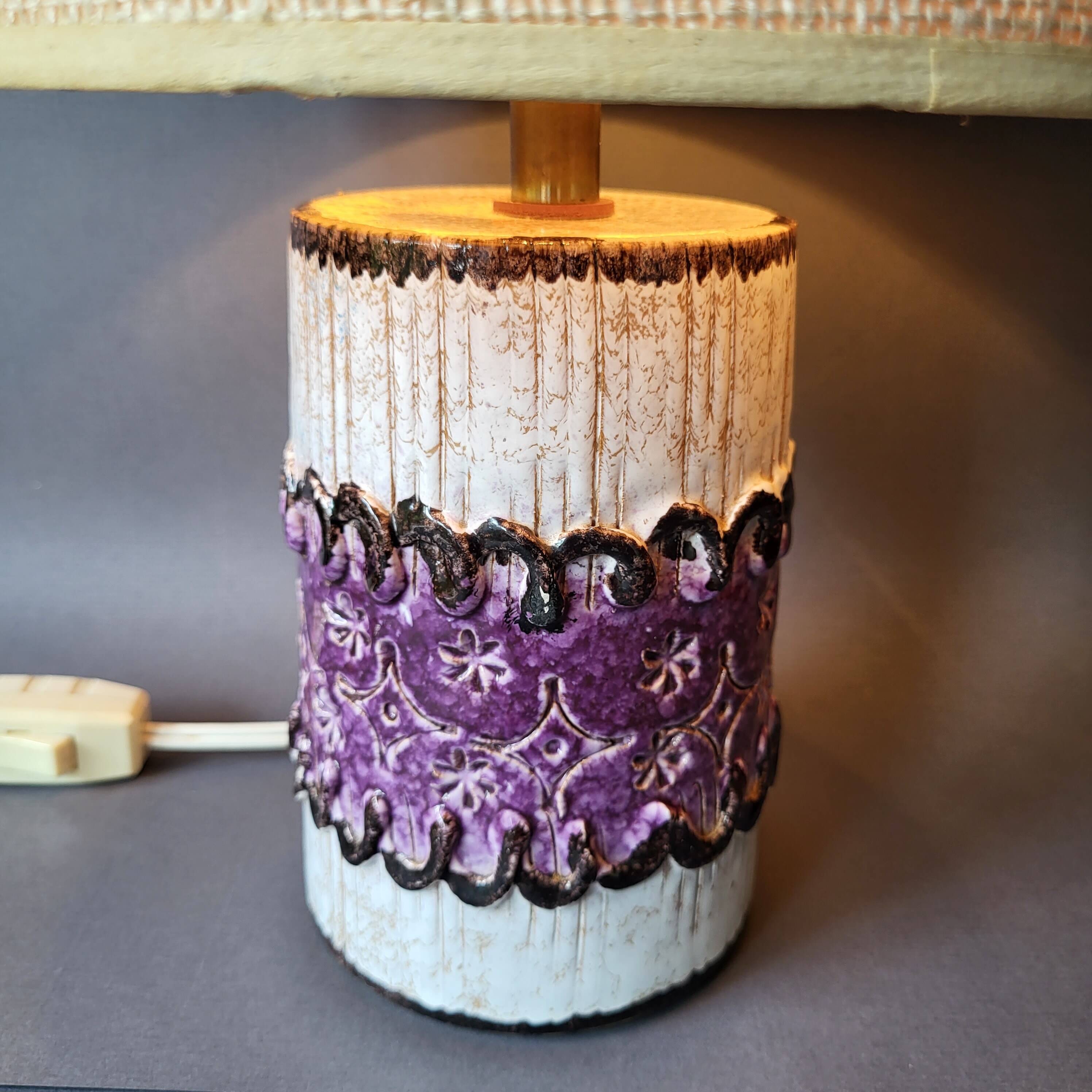 Vintage ceramic living room lamp 60'70'