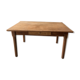 Old rectangular table - 1M40 - 2 drawers