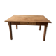 Ancienne table rectangulaire - 1M40 - 2 tiroirs