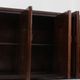 Buffet brutaliste espagnol en bois massif sculpté