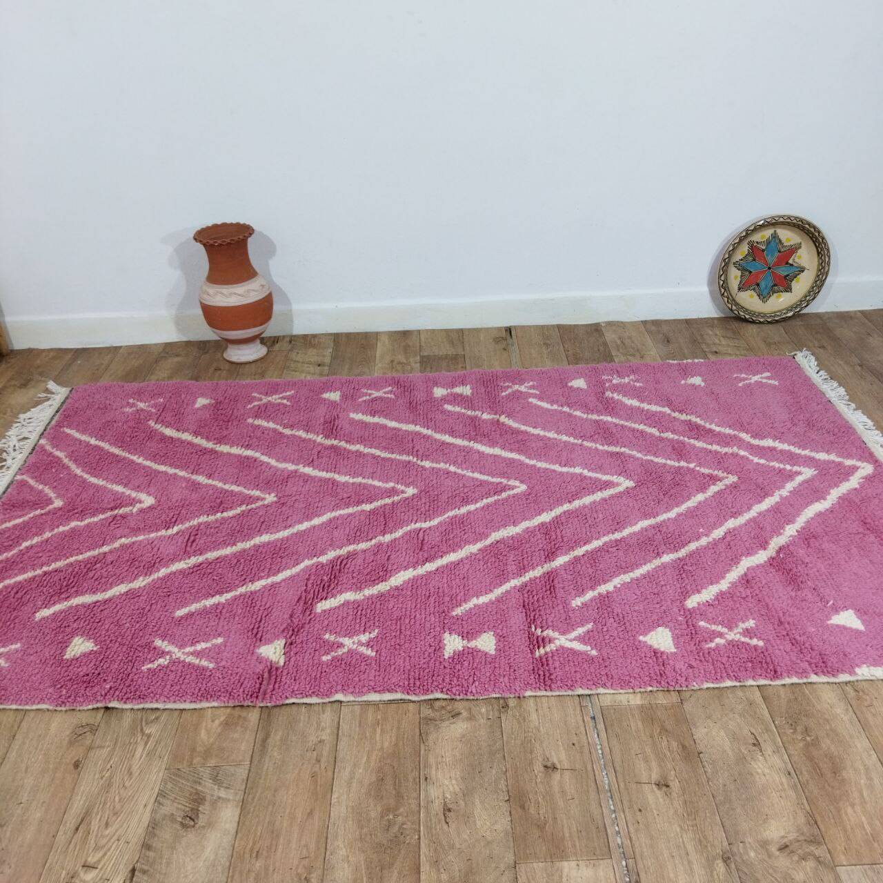 Handmade Moroccan Berber rug 257 X 150 CM