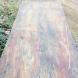 Pretty narrow table in pretty pattine 1900s in walnut trees