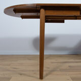 Table à manger extensible en teck danois, années 1960