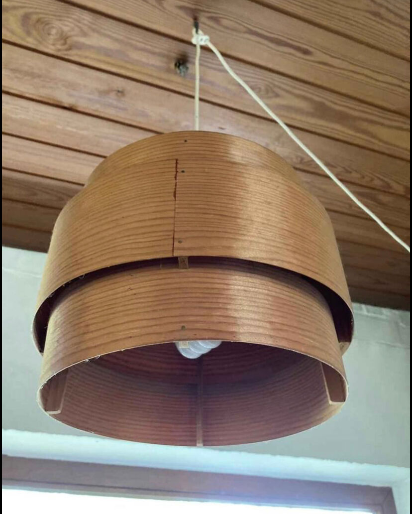 Scandinavian suspension lamp by Hans Agne Jakobsson for Markaryd