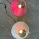 2 vintage ceramic bedside lamps from the 1970s.