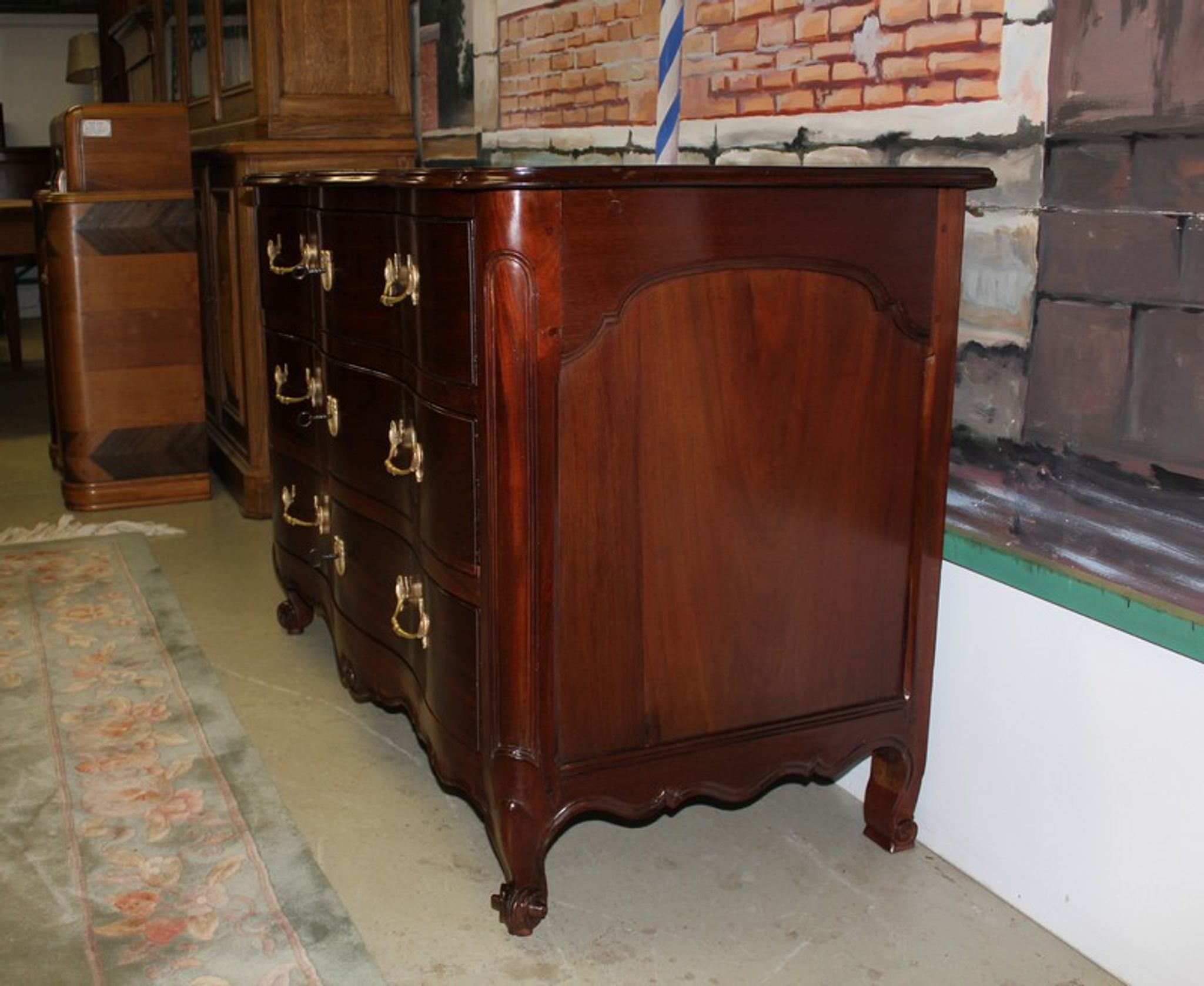 Dresser Louis XV mahogany 18th
